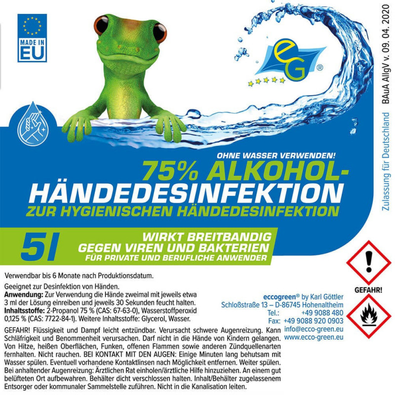 copy of Händedesinfektion 75% Alk.