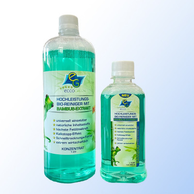 Bio-Reiniger mit Bambusextrakt, Bambusreiniger (Konzentrat, 250 ml)